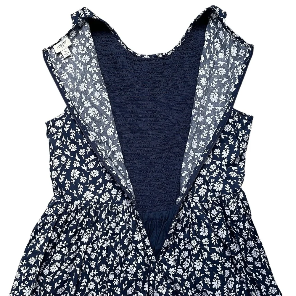 *NWOT* J. Crew Printed Smocked Tiered Midi/Maxi Dress - Picture 11 of 16